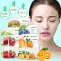 Moisturizing Organic Vegan Fruit Mask Whitening Skin Shrink Pores Korean Sheet Facial Mask